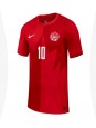 Ženski Nogometna dresi replika Kanada Jonathan David #10 Domači SP 2026 Kratek rokav Ženski Nogometna dresi replika Kanada Jonathan David #10 Domači SP 2026 Kratek rokav